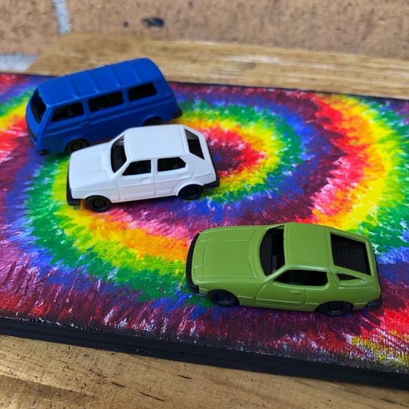 Mini plastic cars VW Bus T3 tiny toy car miniature collectible Citroen - Picture 4 of 9